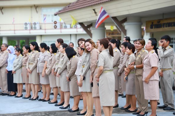 thai national flag day koh samui municipality office