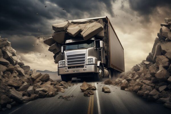 truck overloaded