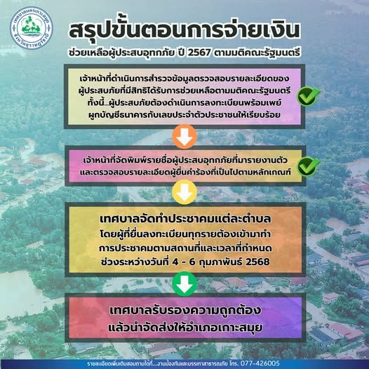 koh samui flood assistance