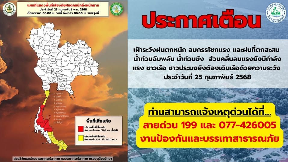 #ประกาศเตื