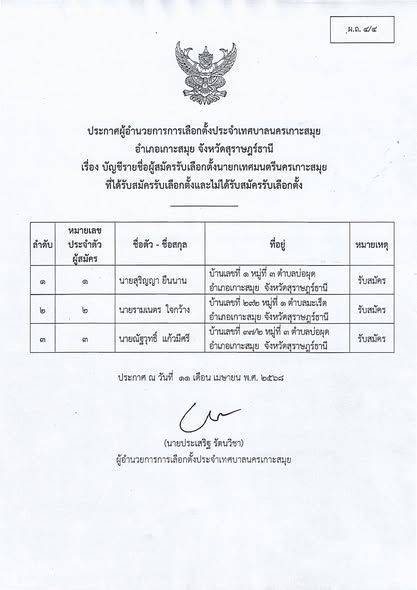 election municipal