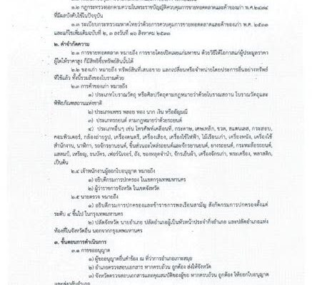 Regulations Licensing